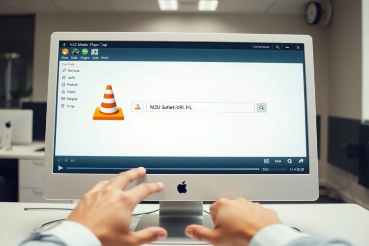 utiliser lien m3u avec VLC